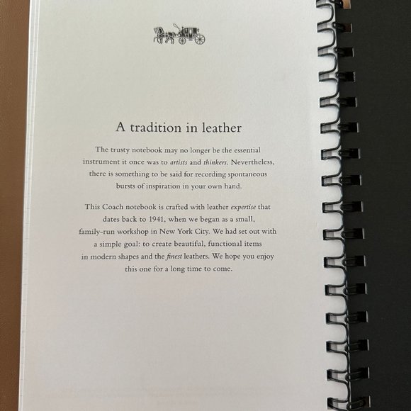 NWT Coach x Tom Wesselmann Notebook style# CA519  color B4/IY (Brass/Ivory) - Picture 4 of 9